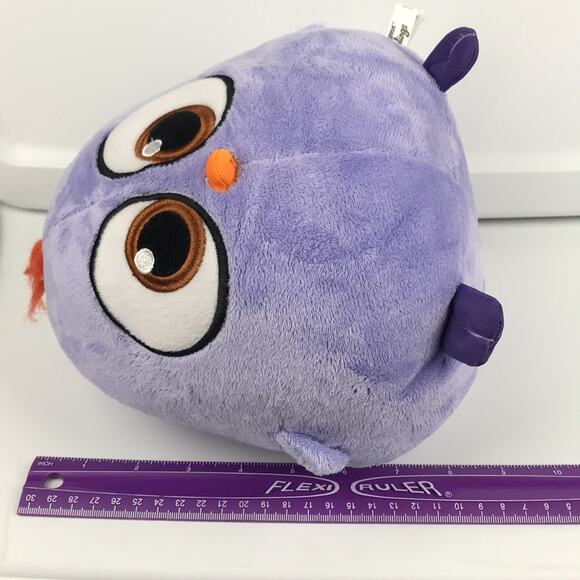 Angry Birds Hatchlings Purple Plush 8'' 2018 Rovio Toy Factory Stuffed Animal - Picture 11 of 16